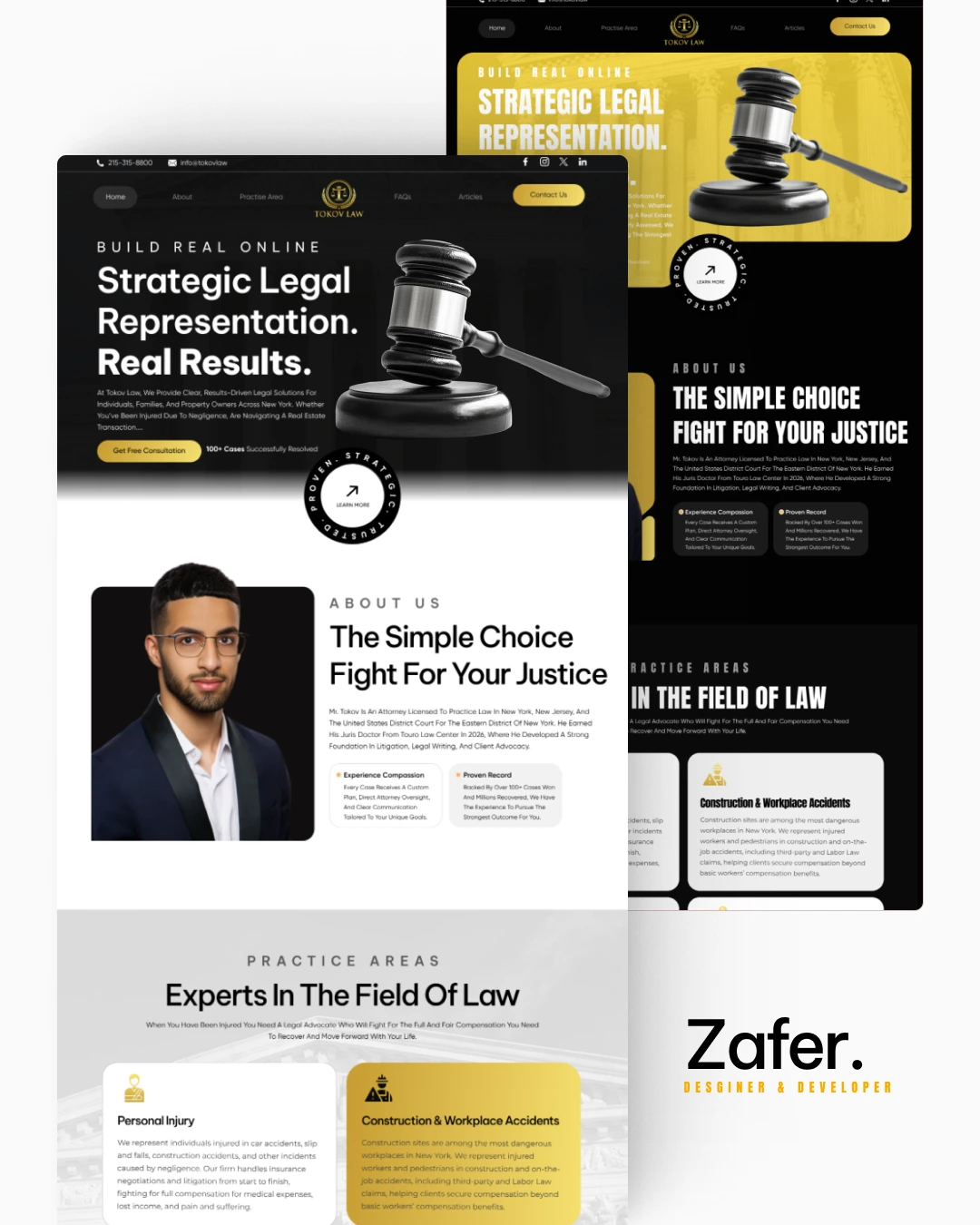 Legal Portfolio Web Design
